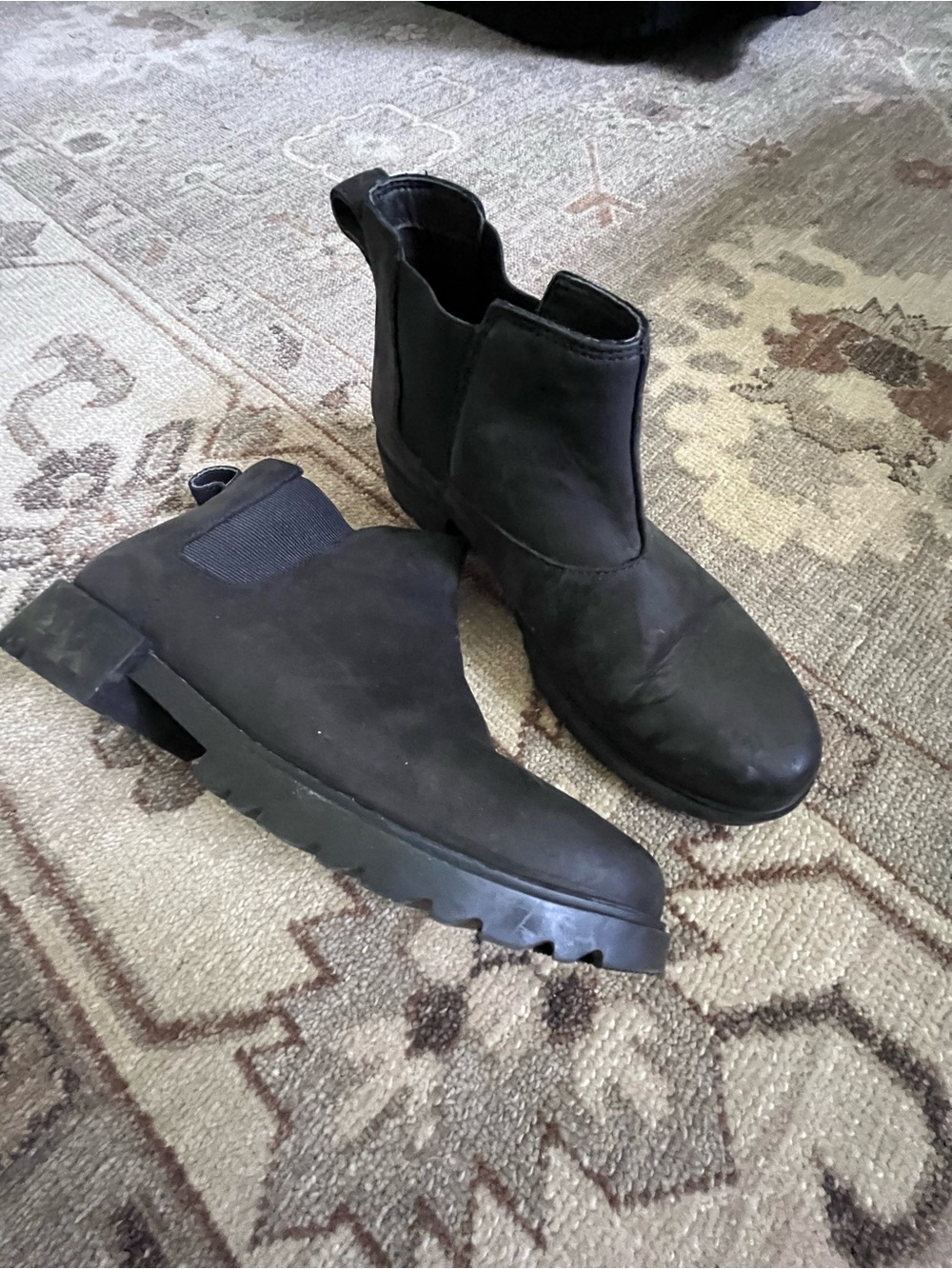 Women's Black Chelsea Ankle Boots by Sorel - Classic Slip-On Style